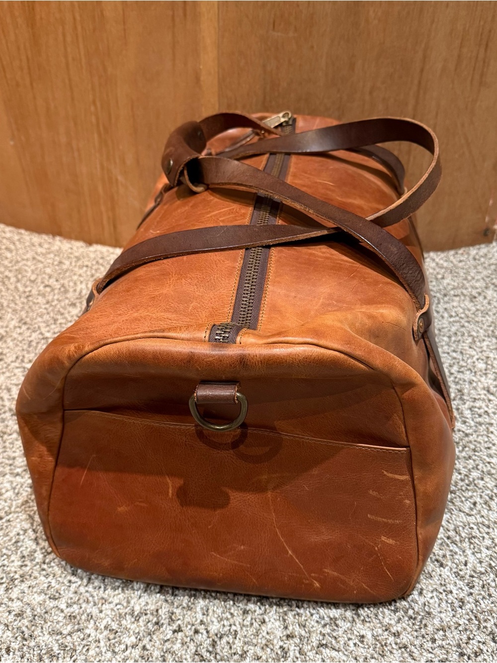 Whipping + Post leather duffel bag - Picture 2 of 6